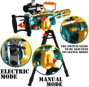 Mitrailleuse Nerf Gatling pour enfants cool