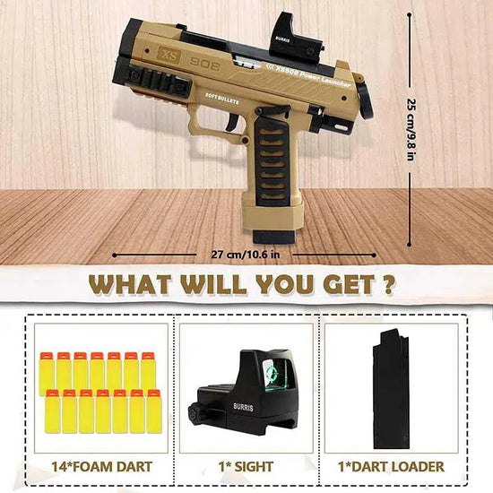 Blaster nerf à balles souples xs908 raptor