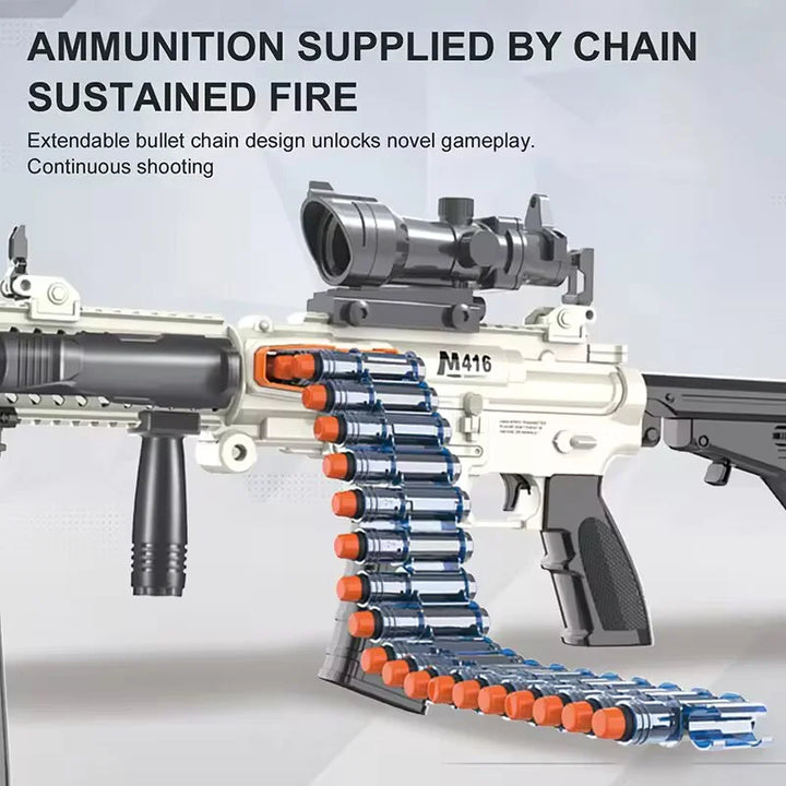 mitrailleuse automatique motorisée HK416 blaster pistolets nerf